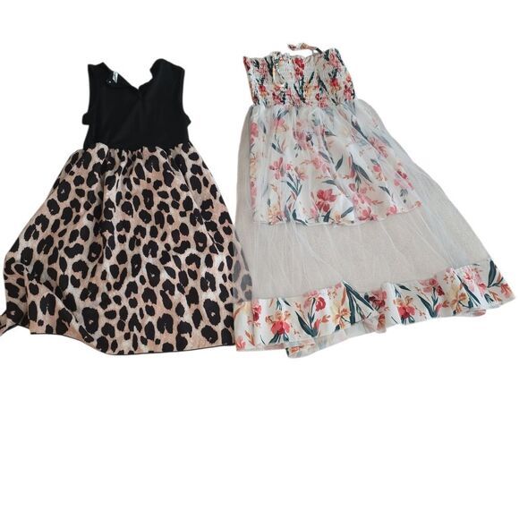 Floral and Leopard Print Dresses - Picture 2 of 2